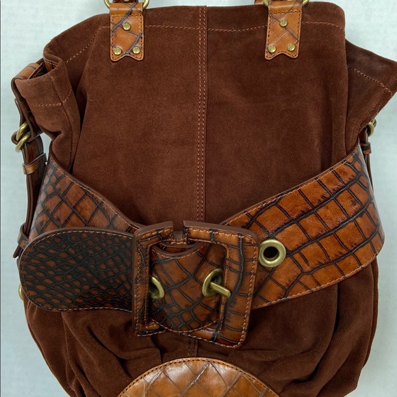 Cole Haan G Series Buckle Shoulder Handbag - Picture 6 of 9